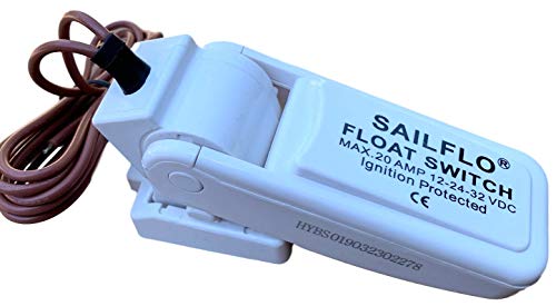 SAILFLO Sailfo.US 2000 GPH 12v Submersible Boat Marine Plumbing Electric Bilge Pump 1 1/8 Outlet.-with Float Switch