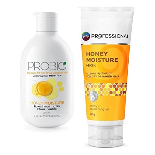 Buy Godrej Professional Honey Moisture Shampoo (for Dry & Damaged Hair), 250ml And Godrej