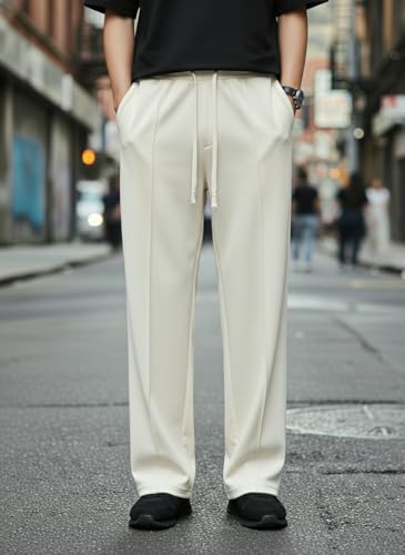Image of Mack Jonney Men's Solid Track Pants | Solid Design | Regular Fit | Casual & Athleisure Wear |Pack of 1-MMJ-1