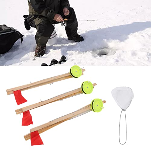 Drapeau de pêche sur glace mini et portable pour le remplacement en plein air
