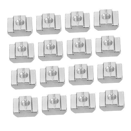 FUNOMOCYA 50pcs t Sliding Nut Hammer Head Nut for T-Slot Aluminum Profile Carbon Steel Easy Install