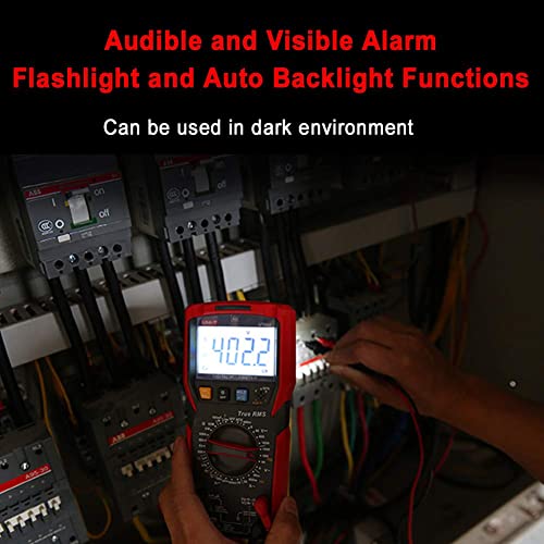 Uni-T Ut89Xd Digital Multimeter,Trms 6000 Counts Volt Meter Manual Ranging,Measures Ac/Dc Voltage Tester,Resistance,Capacitance,Diode,Ncv,Temperature,Led Test (Ut89Xd) #TOP4