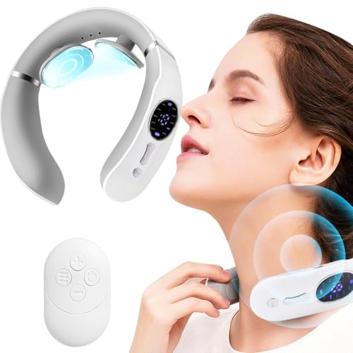 Neck Massager for Pain Relief Deep Tissue,Electric Portable Neck ...