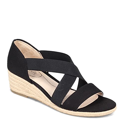 LifeStride Womens Siesta Str Espadrille Black 10 W by LifeStride - Used condition - US$34.40