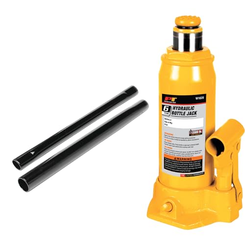 Image of Performance Tool W1625 6 Ton Heavy Duty Hydraulic Bottle Jack