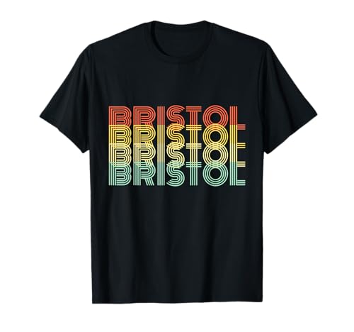 Image of Bristol Retro Home Vintage City Hometown T-Shirt
