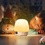 Lámpara Lunie Olas Del Mar | Lámpara Lunie Hongo | 3 Modos De Iluminación, Proyector De Olas Del Mar, Luz Nocturna En Forma De Hongo, Altavoz Y Temporizador | Luz LED De 16 Colores Con Control Remoto