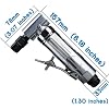 1/4-Inch Angle Air Die Grinder, 90 Angled Pneumatic Die Grinder, 20000 RPM Mini Air Grinder, Compact Polished Color Pneumatic Grinder for Grinding, Cutting & Polishing