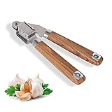 🧄 Prensador de Ajos Manual: pica o machaca los ajos rápidamente con la herramienta de cocina trituradora de ajos y jengibre. Introduce en la recámara los alimentos y con un poco de presión en unos segundos estará todo picado listo para cocinar.