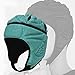 High Density Headgear for Rugby, Soccer, and Hockey Sports, Emerald Green
