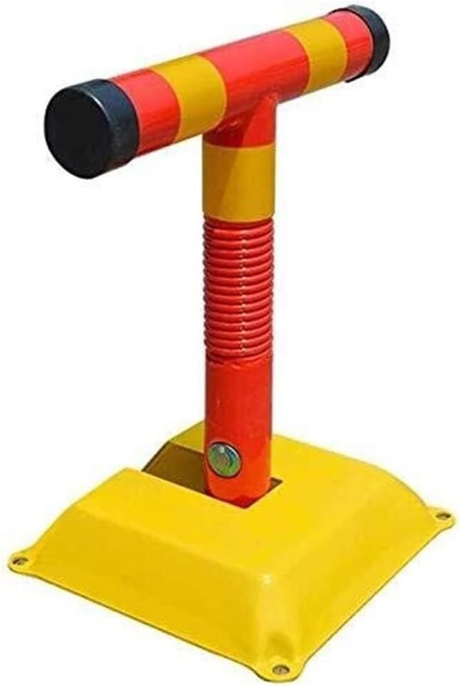 SaryEdge Parking Guardrails Lockable Parking Barrier Parking Latch Parking Garage Parking Lock Locked Lock Catch Area T-Lock Compression Spwater Parking Barrier,