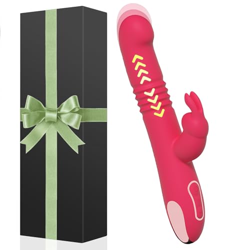 2025 Updated Adult Tools for Women Waterproof Rechargeable Machine Women Adult Toys Silent Great Gifts 10 Powerful Modes Red Thrusting Sensory Toys Woman