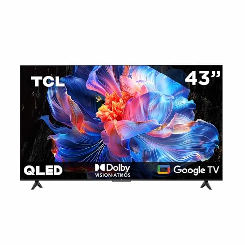 TCL Smart TV 2025 Pantalla 43" 43Q5K Google TV QLED 4K Google Assistant | Hands Free Voice Control | Alexa | VisionHDR10+| AiPQ™ | Micro Dimming | NITS350 | Panel 60 Hz