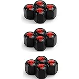 MATERIAL: Die Ventilkappe ist aus Zink-Legierung, die korrosionsbeständig ist, langlebig.