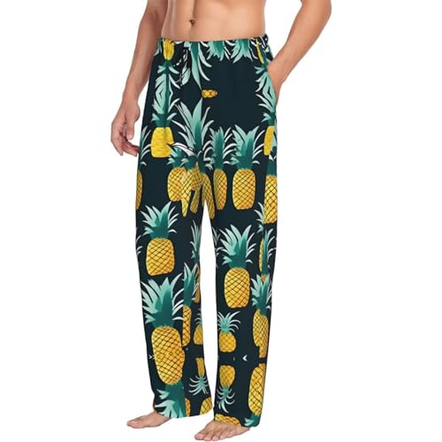 Pantalon de pyjama ananas taille M : finis les bas de nuit serrés qui tiennent chaud - 2