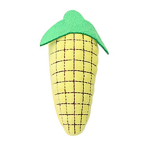 GLJYG Katzen Katzenminze Spielzeug Plüsch Katzenminze Interaktives Spielzeug Bewegendes Wagging Fischspielzeug Katze Kicker Fischspielzeug Haustierzähne Knirschen Kauen Spielen,Mais Cover