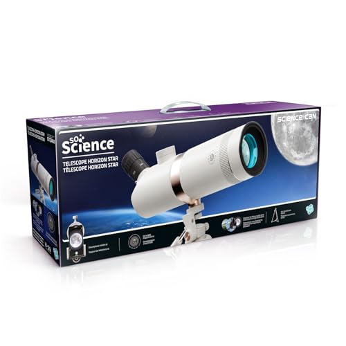 Canal Toys - So Science - Télescope Horizon Star pour Enfant dès 8 Ans - Zoom 20x à 60x - Support Smartphone - Trépied Réglable - Kit Astronomie Lune, Planètes et Étoiles - COS 008 – vue 3