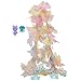 Fancy Nancy Pastel Color Boa + 2 Hair Clips, 46 Inches Long