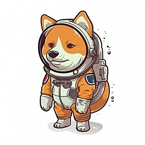 Image of Yoonek Graphics Shiba Inu Dog Vinyl Decal Sticker for Car, Laptop, Tumbler, More. #001582