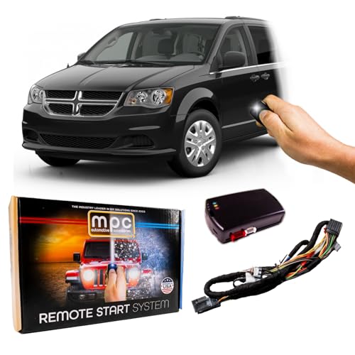 MPC Complete Remote Start Kit Compatible with Dodge Grand Caravan 2011-2020 - Plug & Play - Use OEM Remotes - Firmware Preloaded