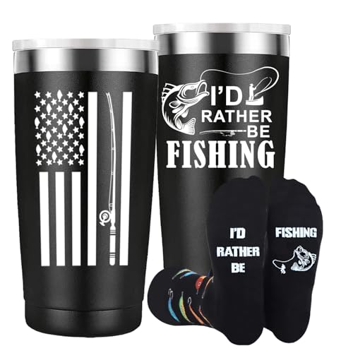 Golden Associate Fishing Gifts for Men, Novelty Fishing Socks and