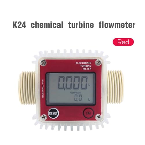 Débitmètre de carburant K24 turbine numérique pour diesel et eau version verticale bleue - 4