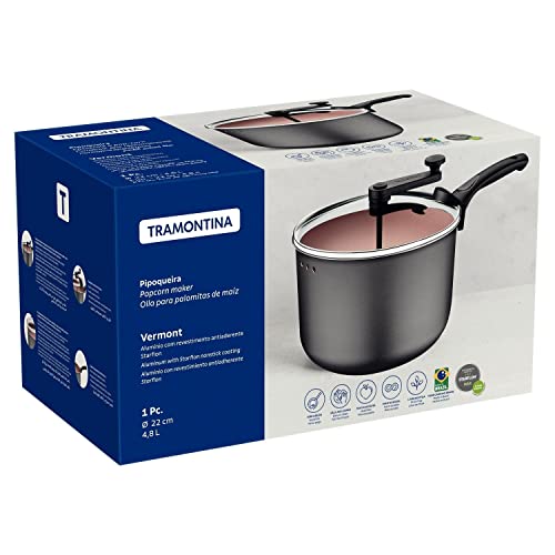 Pipoqueira Tramontina Antiaderente Vermont 4,8l 22cm