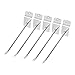 6 Inch Wall Panel Hook, 15cm Hook Wall Carrier Shop Slat Wall Panel Slat Wall Panel Hook, Safety Smooth Round Tailpipe for Slat Walls Industry