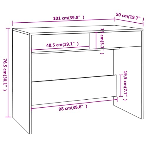 Bureau robuste pour bureau à domicile résistant Gris Sonoma - 3