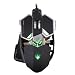 Gaming mice,YCCTEAM 4000 DPI 10 Buttons LED Optical USB Wired Professional Gaming Mouse, Mechanical Game Mice Support Macro Programming -Black(Upgraded)