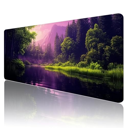 Tapis de souris gamer XXL décor de bureau paysage pour aménager votre espace PC