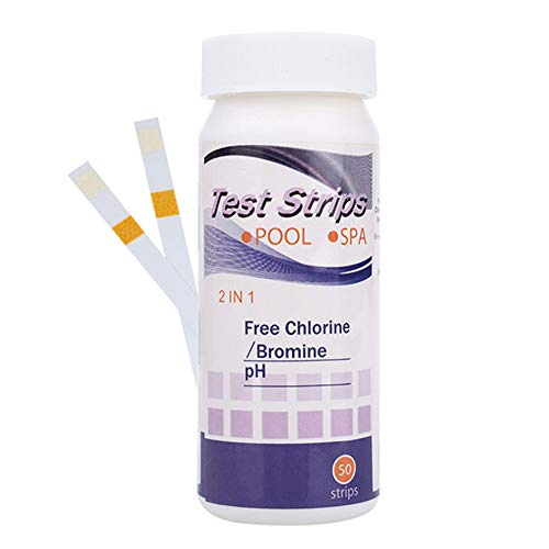 Momangel 2 in 1 Dip Test Strips Alkaline Ph Acid Full Range Water Test Paper Suitable for Urine Skin Care Products Swimming Pools Spa Treatment Test Paper Strip