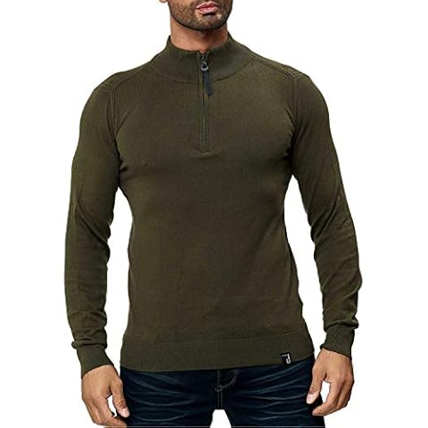 Indicode Ancona Knitted Sweater, Colour: Army, Size: L Cover