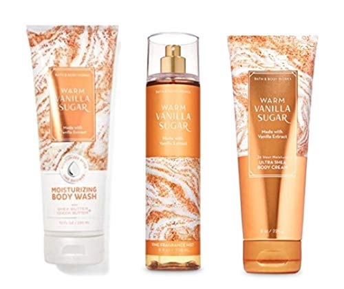 Warm Vanilla Sugar - Moisturizing Body Wash, Fine Fragrance Mist and Ultra Shea Body Cream â 2020