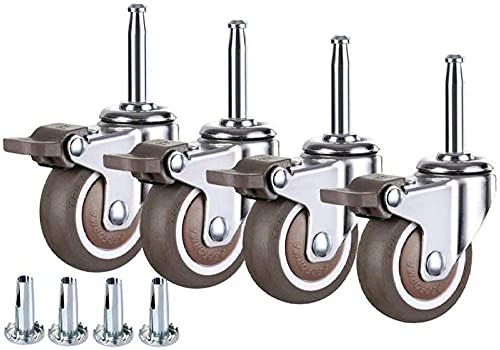 Roulettes lit bébé silencieuses NMDCDH anti-rayure pour sol en bois dur et tapis