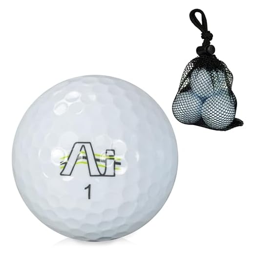 Lynx Hi-Fly Golf Balls – Premium Distance Golf Balls with Lightweight Core, Surlyn Cover and Alignment Aid, Durable Golfing Accessories and Gifts (Junior Green Hi Fly)