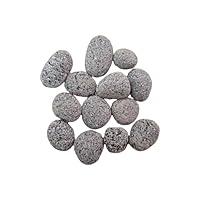 Natunae Zen Pebbles Aquarium Steine 2-3 cm (500 gr), Natursteine Dekoration Schwarze Lava Getrommelte Aquascaping, Terrarium, Nanobecken