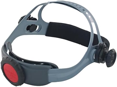 Jackson Safety 370 Speed Dial Replacement Ratcheting Headgear for Welding Helmets - Oversized Adjuster, Adjustable Sliders, Hood Locks Up/Down, Rear Swivel Headband, Washable Sweatband - Made in USA