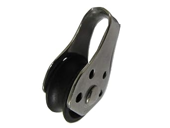 Secure Fix Direct 25mm Standard Pulley Block With Nylon SheaveStainless Steel - Marine Boat