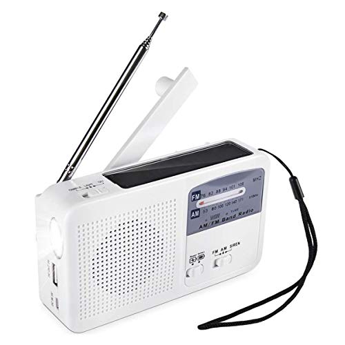 Notfall Solar Radio FM/AM Radio Handkurbel Dynamo Handy Ladegerät Power Bank Mit MP3-Player LED Taschenlampe SOS Alarm Für Camping Survival