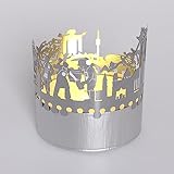München Skyline Schattenspiel - Faszinierendes Kerzenlicht mit Silhouettenprojektion - Perfektes Souvenir & Geschenk für München-Fans