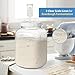 2 Pack Large Fermentation Jars, 1.5 Gallon Glass Jars with 100% Airtight Lid & 3 Airlocks, Large Mason Jars with Scale Line, Pickle Jar, Sourdough Starter Jar for Veggies, Sauerkraut, Kombucha