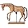 Sculpture de cheval en bois massif, sculpture de cheval Sculpture de cheval en bois massif, sculpture de cheval