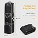 GoHimal Golf Travel Bag with Wheels, 1200D Heavy Duty Oxford Fabric Golf Travel Case for Airlines