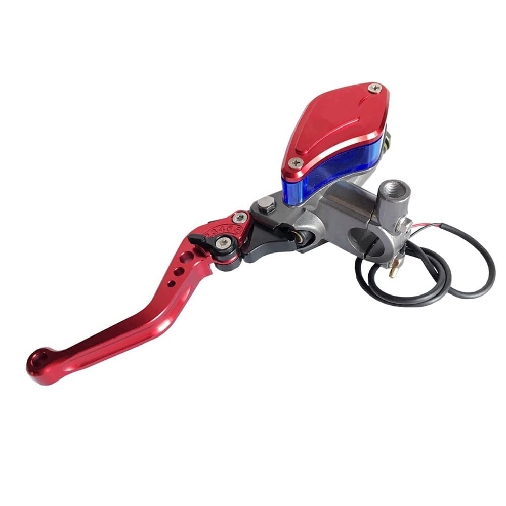 Cnljphfho Red Left Universal 22Mm 7/8" Hydraulic Brake Clutch Master Cylinder Lever Fit For 50Cc-300Cc Motorcycle(Red Left)