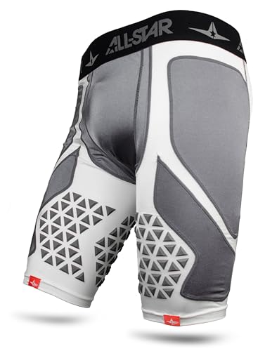 All-Star CPS-S7WHLGE Catchers Protective Inner Short w/Hit Knit Technology WH LGE