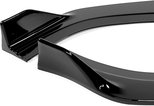 Miniatura 2 de Q1-TECH, borde de parachoques delantero compatible con Kia Forte Koup Coupe 2014-2016 / 2 puertas solamente, alerón de parachoques delantero, kit de