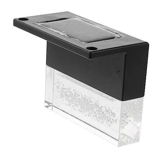 DOITOOL 1pc Solar Step Lamp Outdoor Lighting Tool Fast Charging Efficiency Material and Beautiful Color for Gardens and Patios