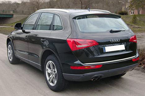 Baguette de coffre chromée Audi Q5 Q7 moulure tuning - 3