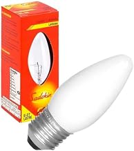 KIT 4 Lâmpada Incandescente Vela Leitosa 40w E27 127V 3000k